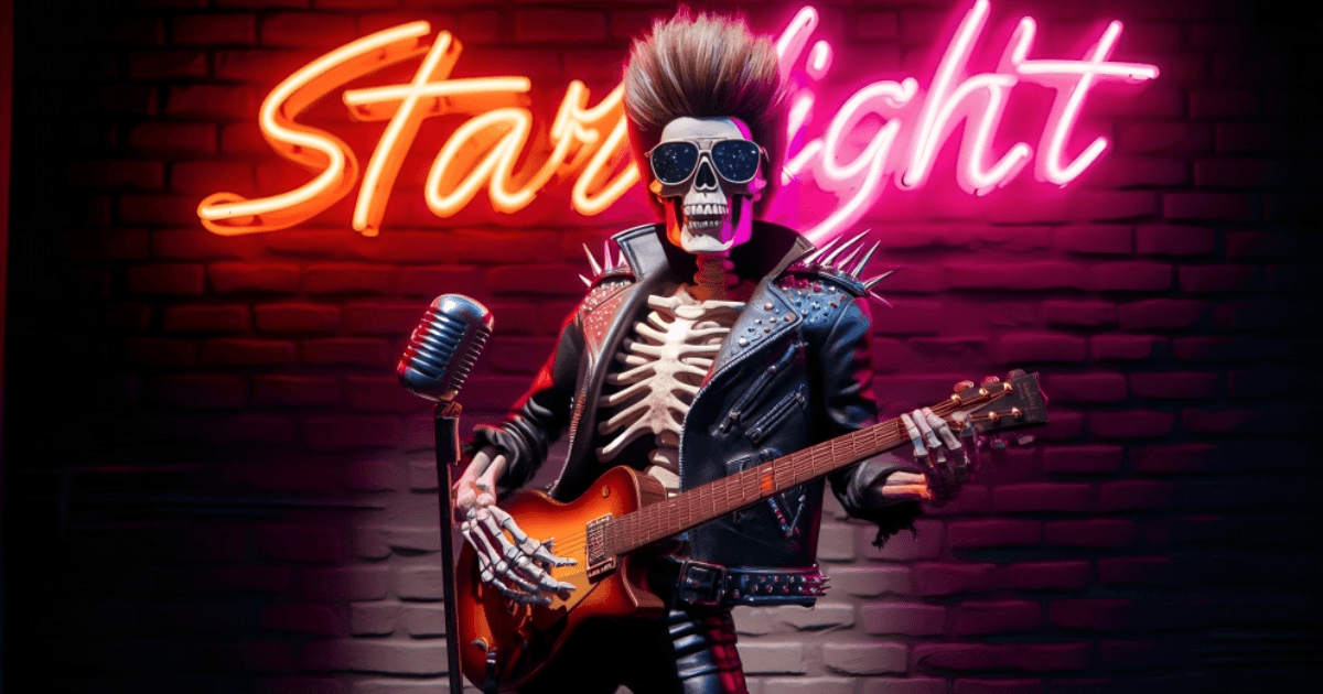 Skeleton Luxury Name AI Photo Edits
